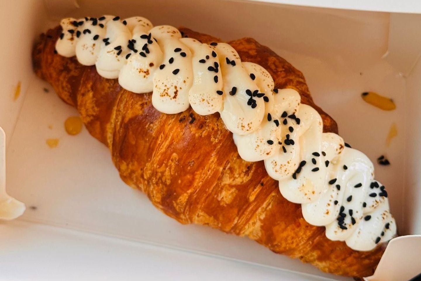 Feta Cheese And Honey Croissant
