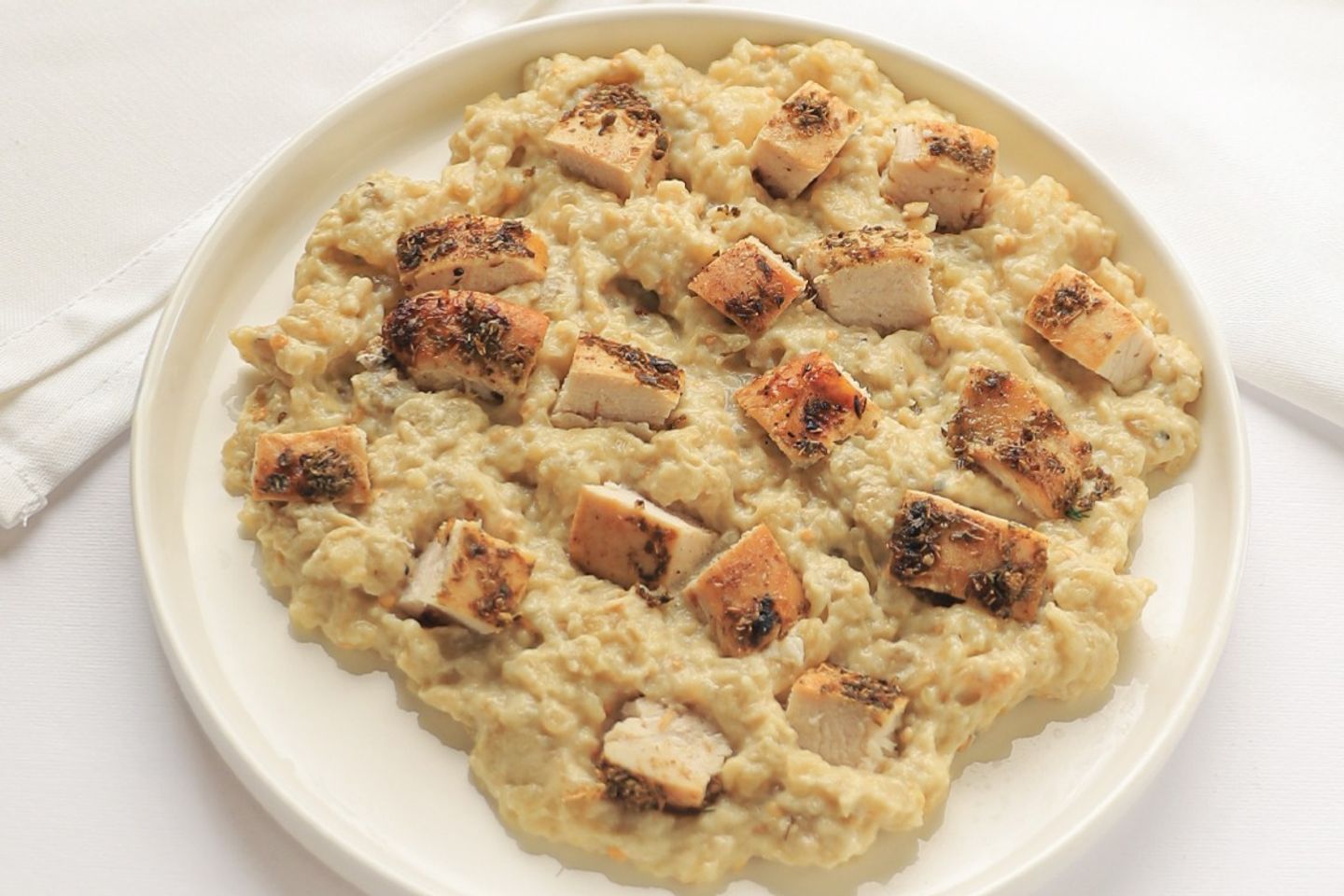 Zaatar Chicken With Mutabal Keto