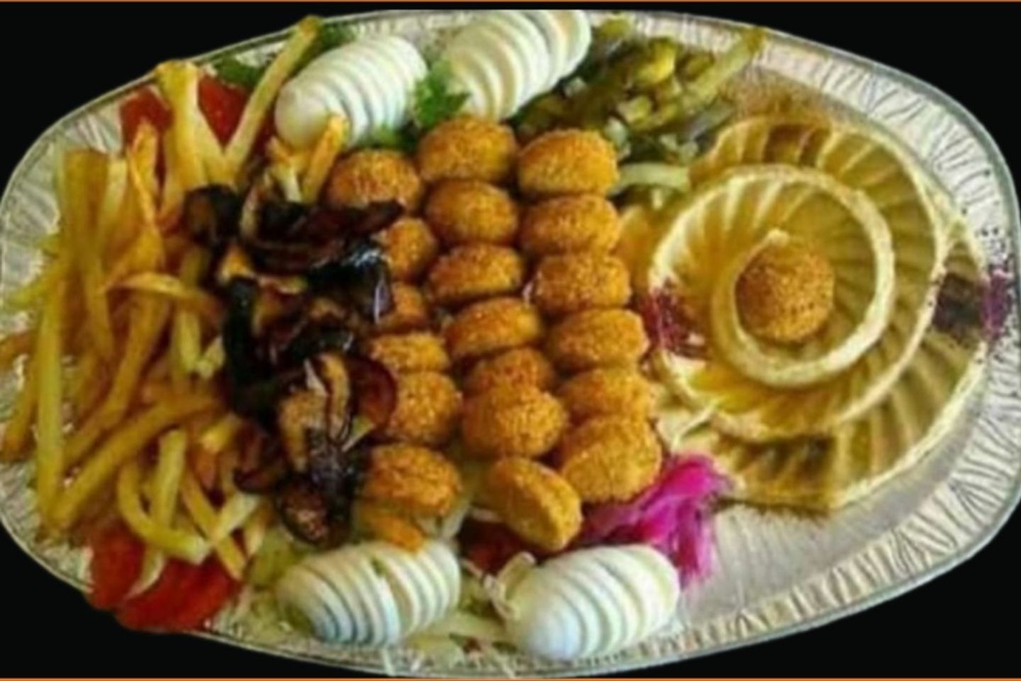 صحن فلافل مشكل صغير - صغير