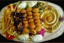 صحن فلافل مشكل صغير - صغير
