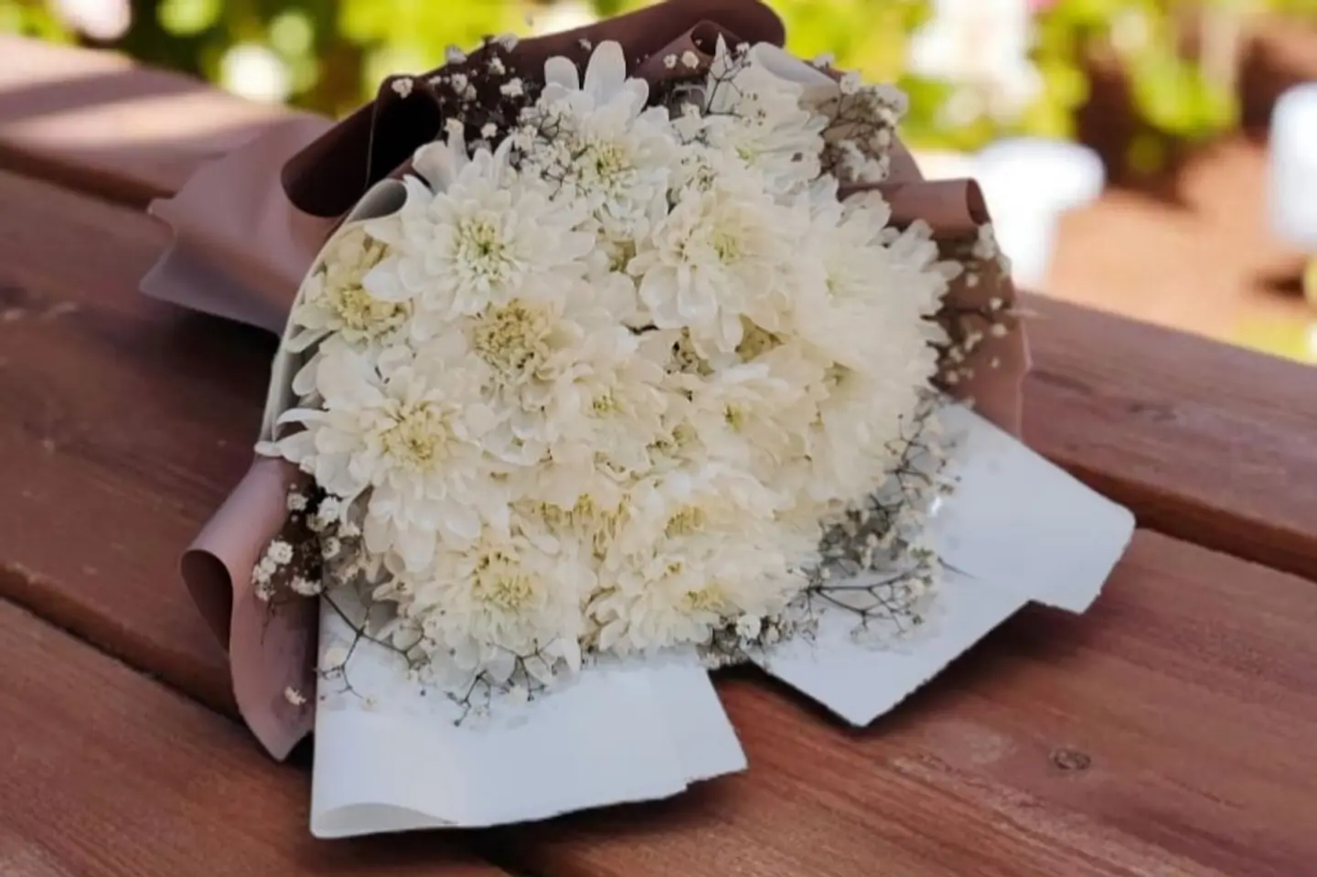 باقة الكريز الأبيض