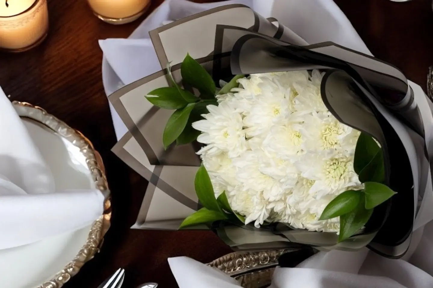 باقة الكريز الابيض