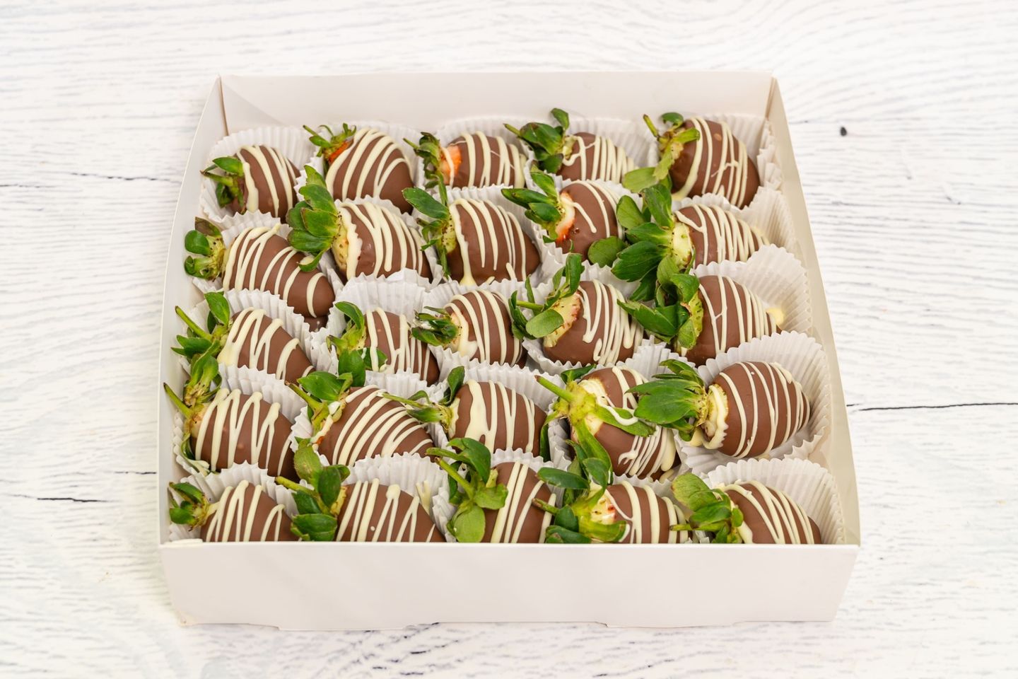 Large Strawberry With Chocolate Box