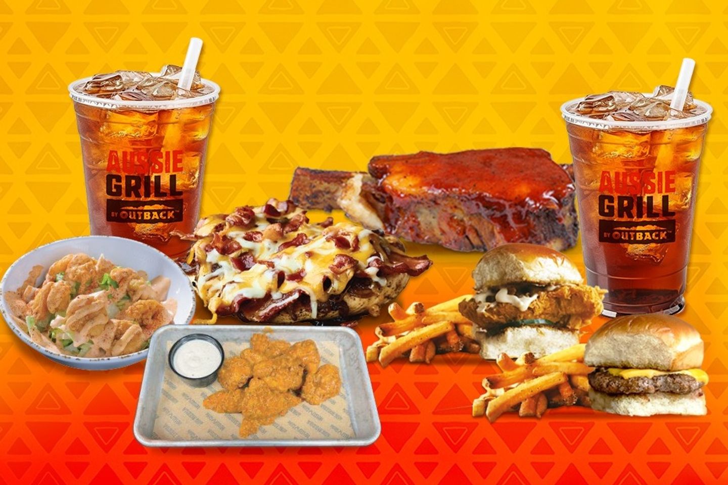Bbq Beef Ribs +Topped Grilled Chicken