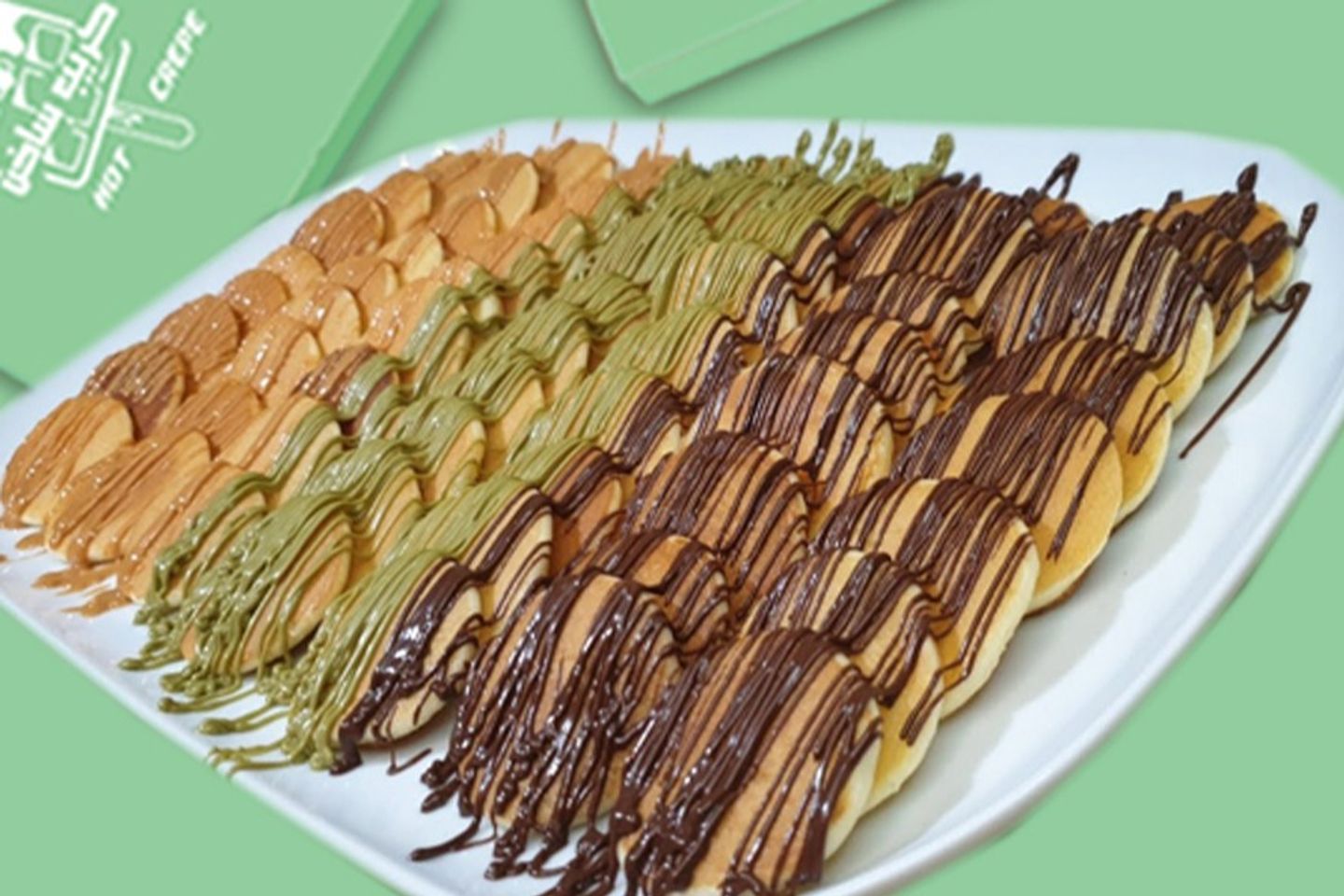 مشكل بان كيك كبير (3 صوصات مشكلة) ٢٠ قطع