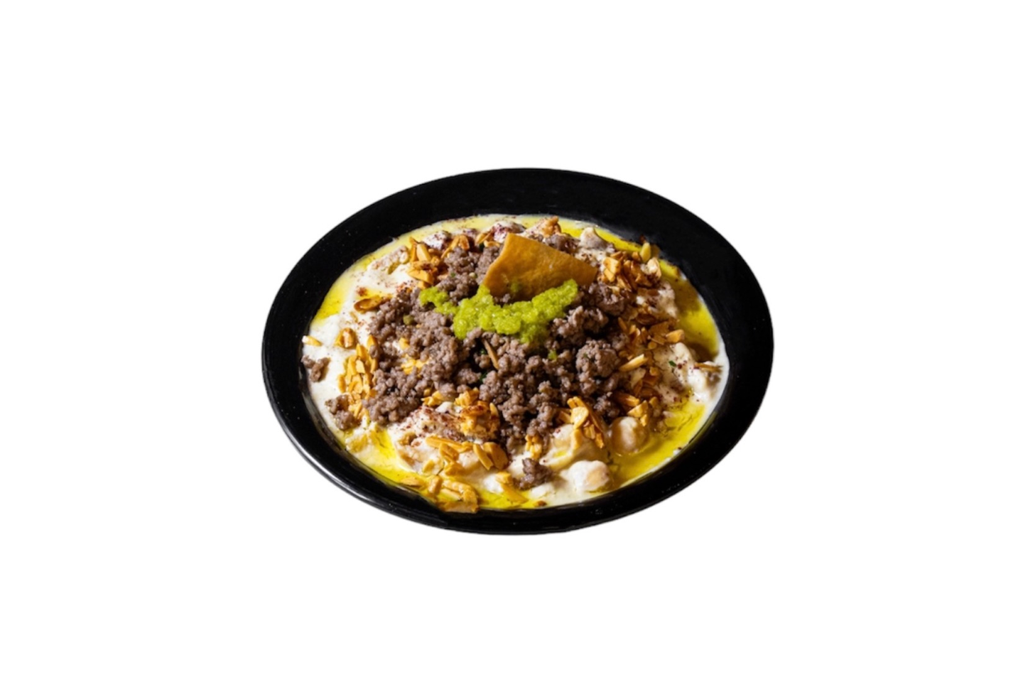 صحن فتة حمص باللحم