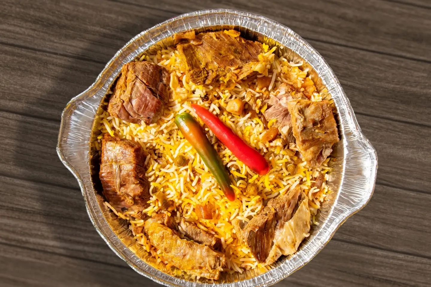 دسمال لحم وسط