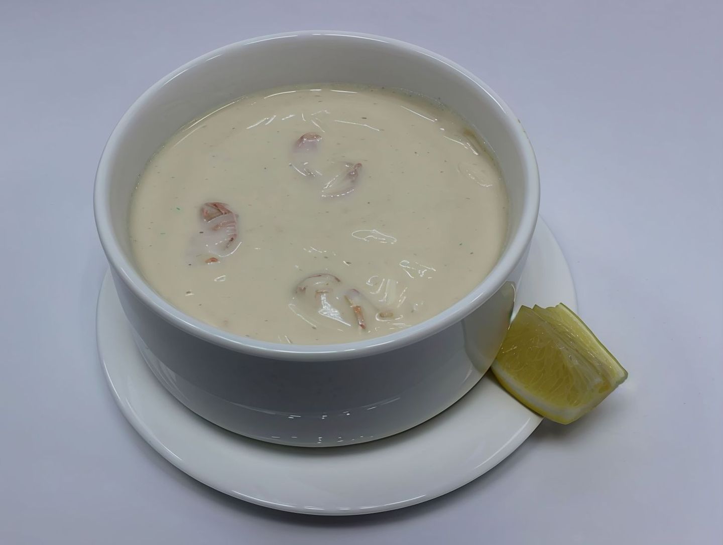 شوربة روبيان بالكريمة