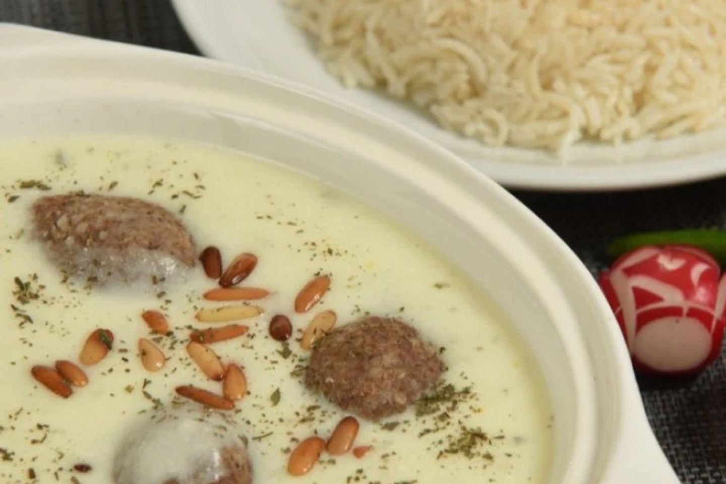 Kibbeh In Yogurt With Rice