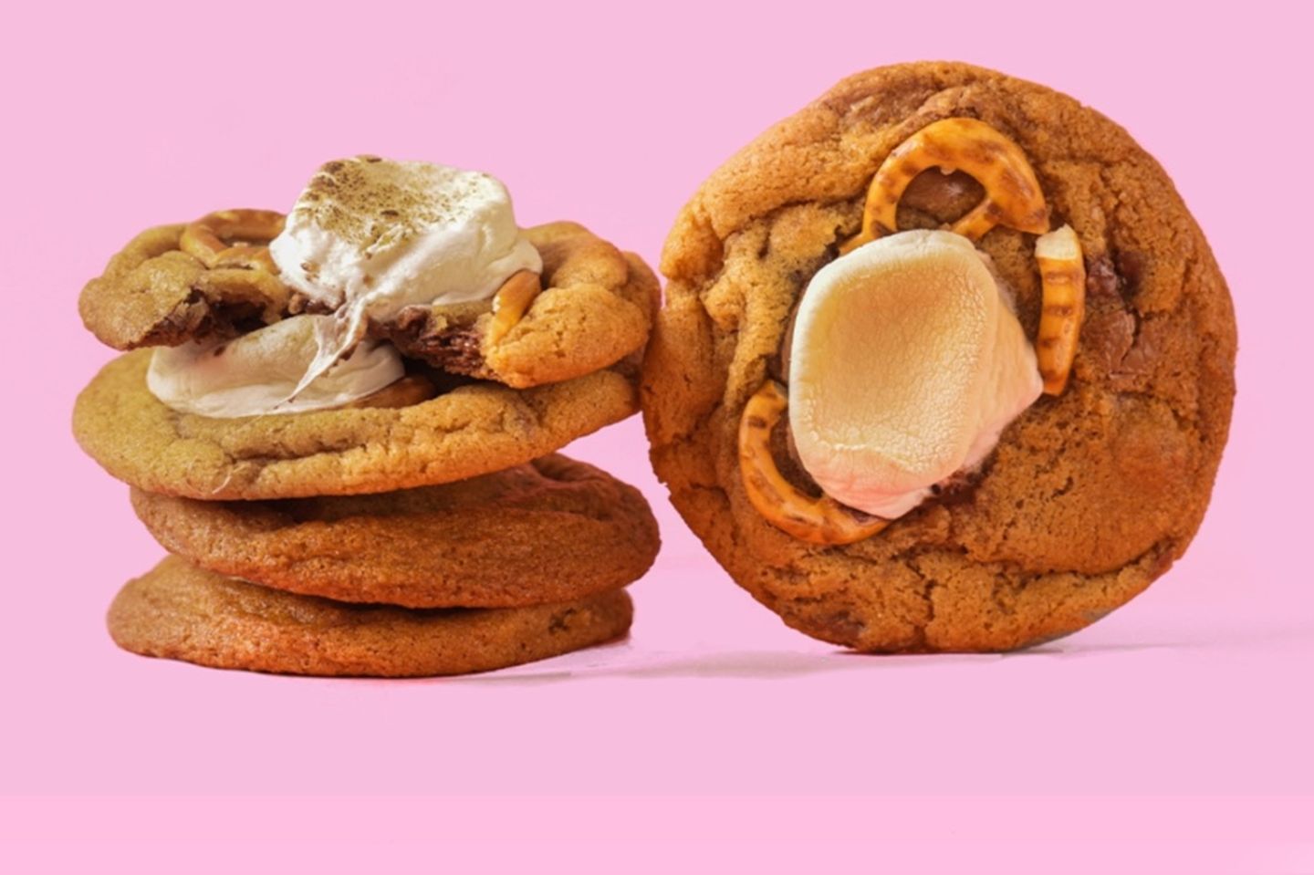 Chewy Cookies S'mores