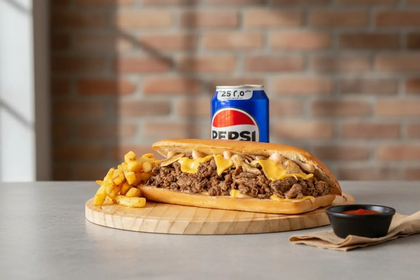 ساندوتش جريل ستيك