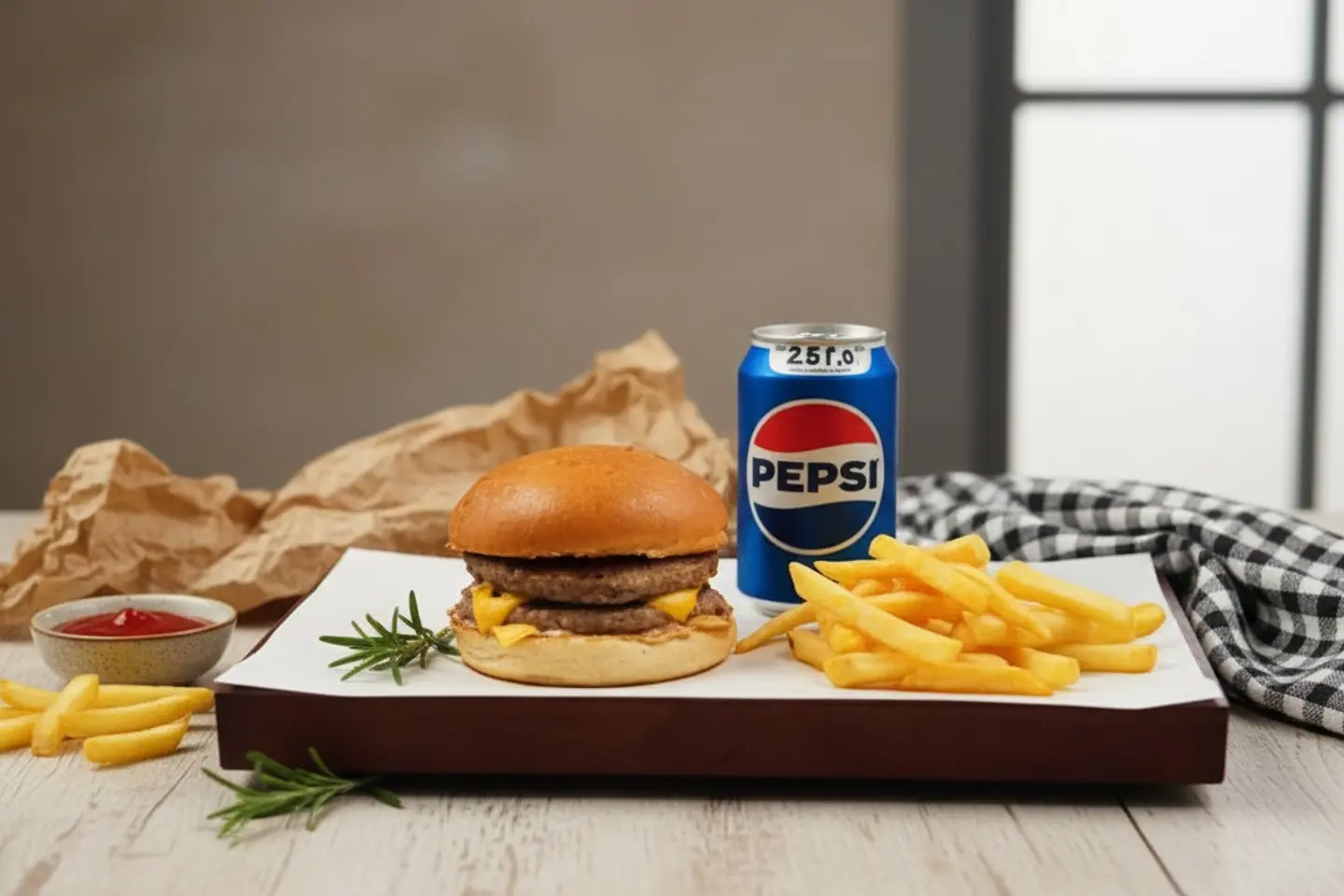 برجر دبل لحم