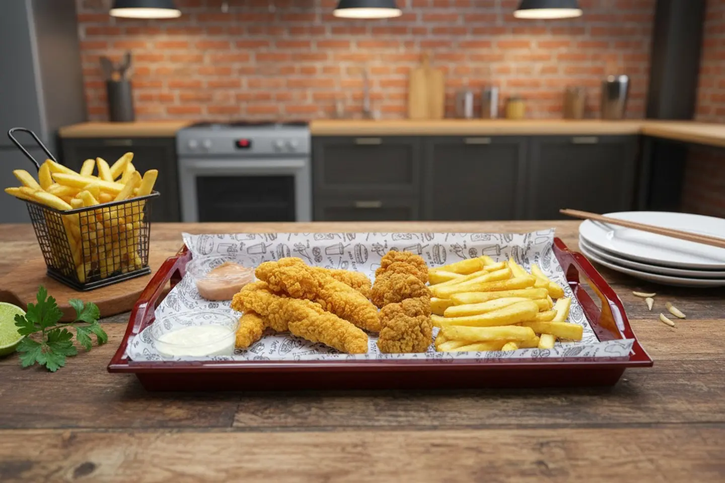 Crispy Shrimp Chicken Mix