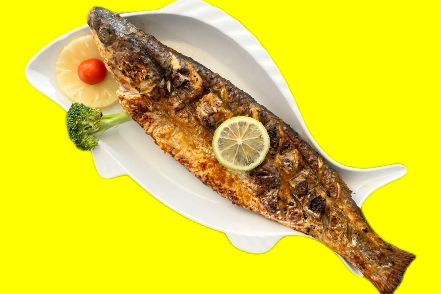 Grilled With Oil And Lemo