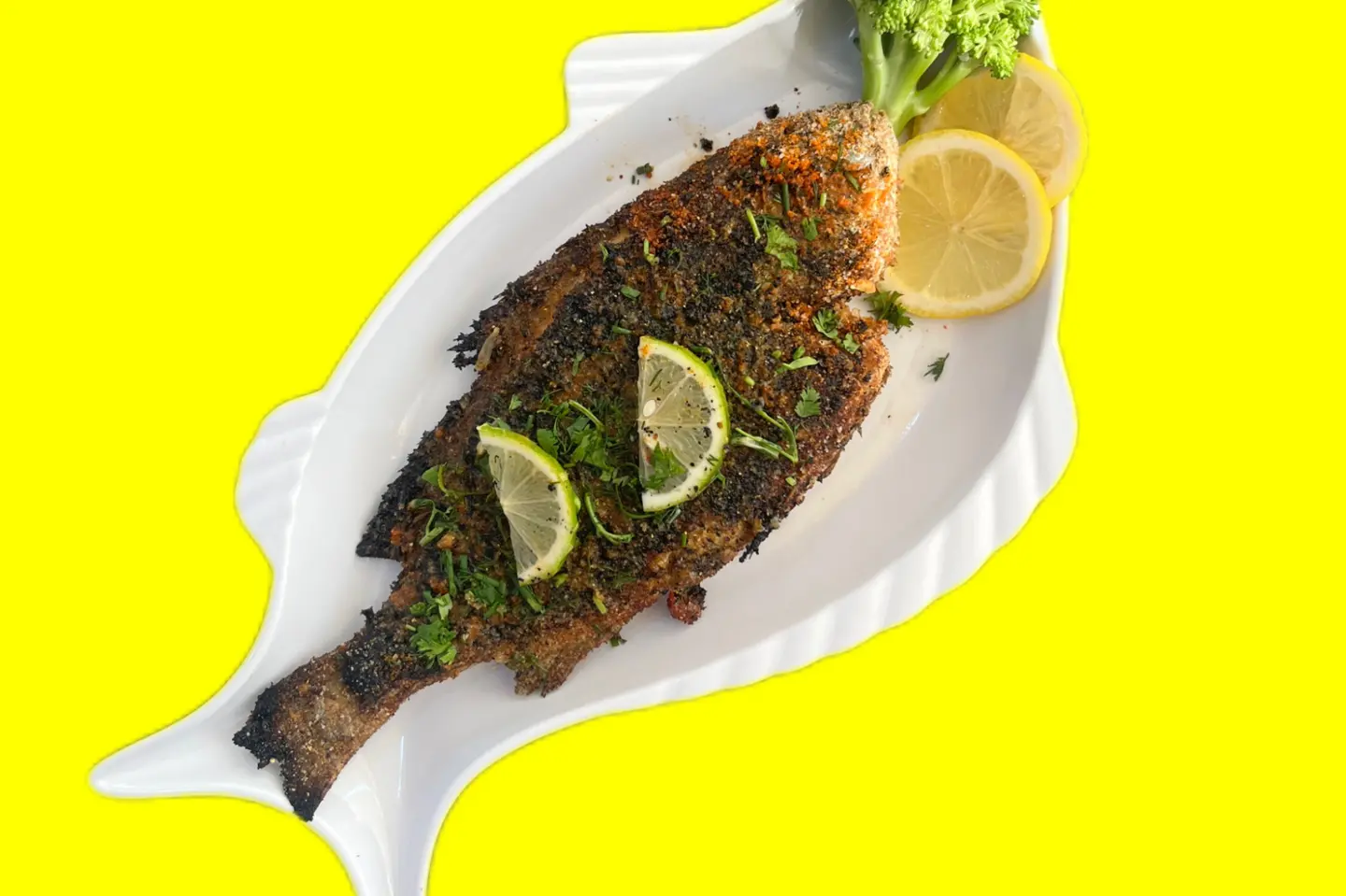 Grilled Seabream With Radda Open