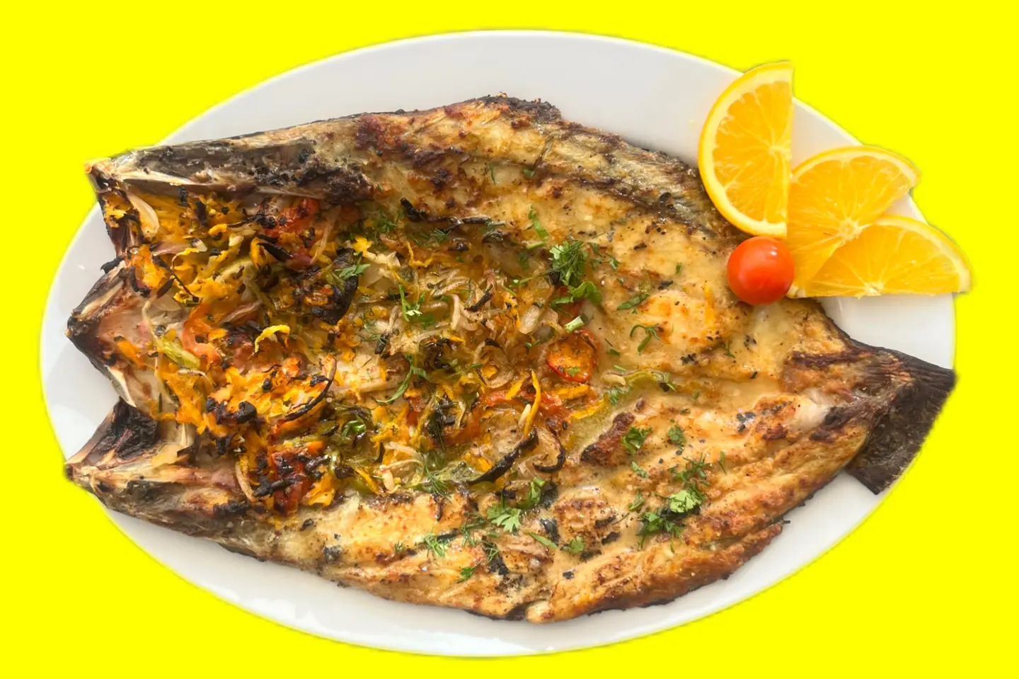 Singari Sea Bass On Charcoal