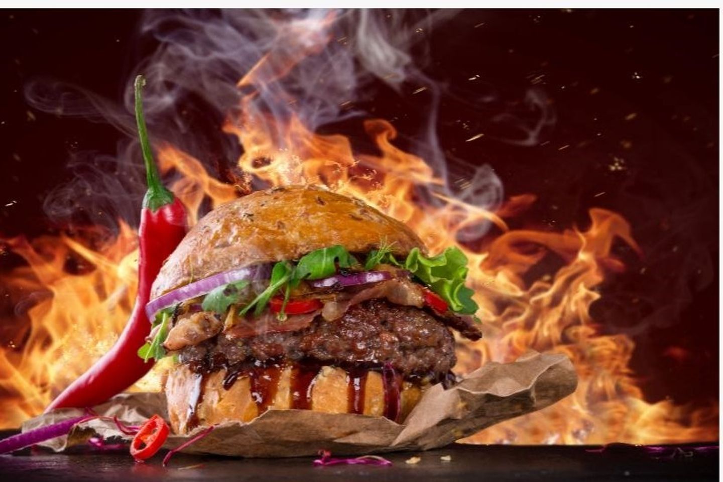 Spicy Meat Burger