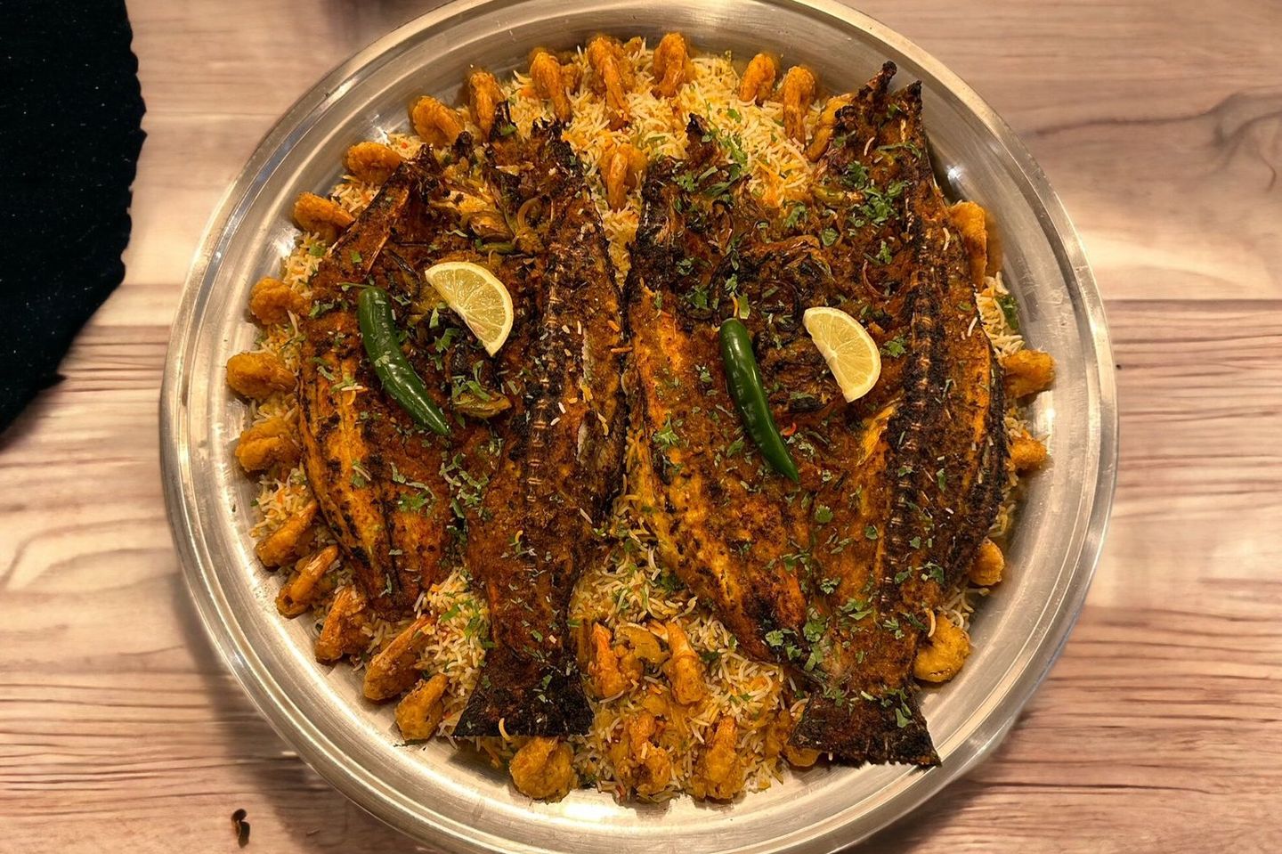 وجبة عروسة روبيان