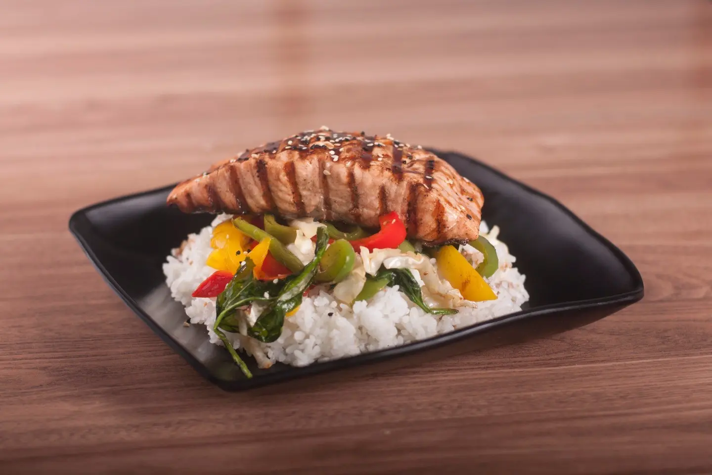 Grilled Salmon Steak