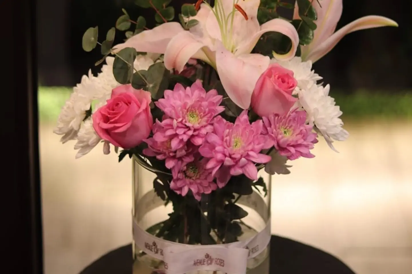 Pink Beauty Flower Vase