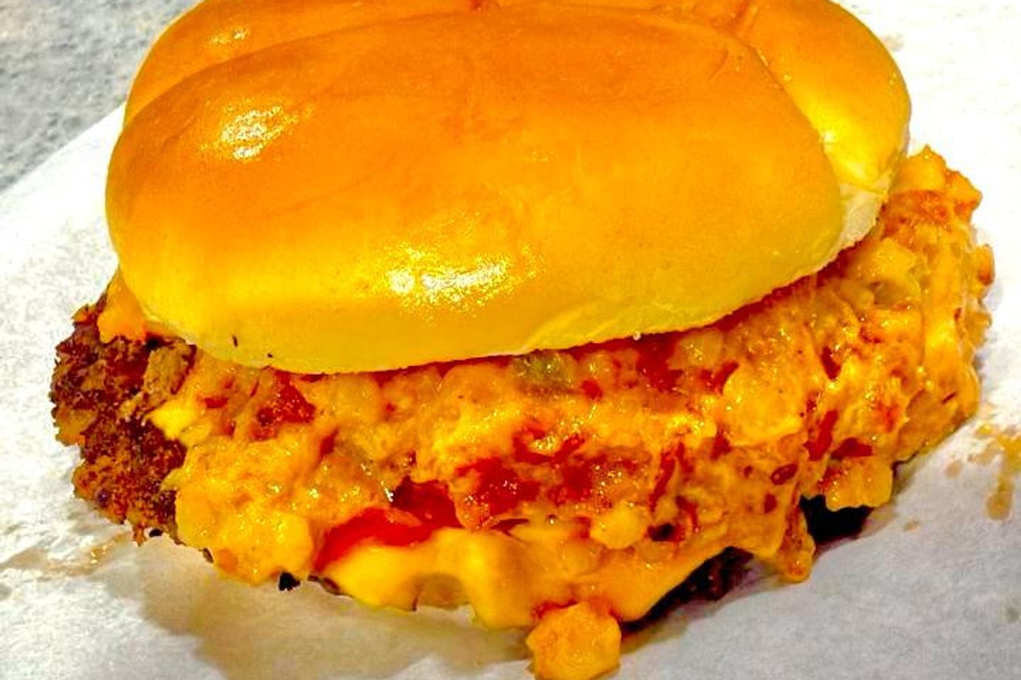 Mashed Beef Burger