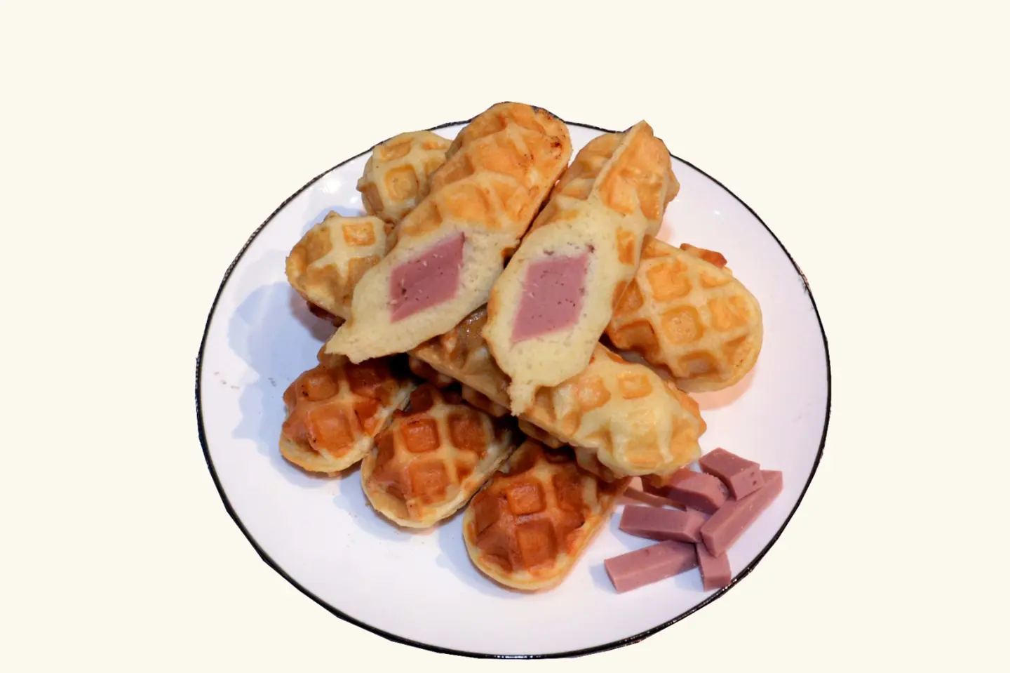 Beef Luncheon Waffle