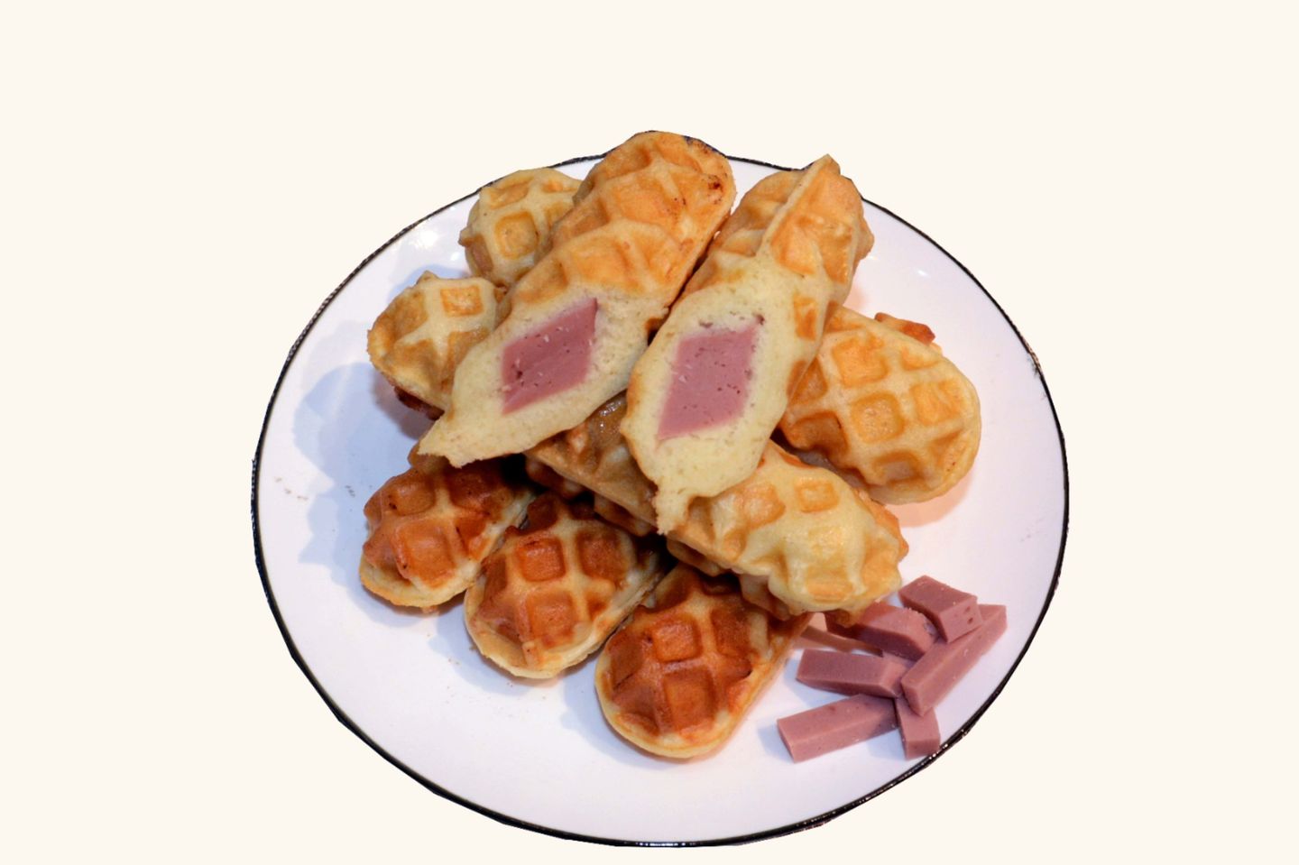 Beef Luncheon Waffle