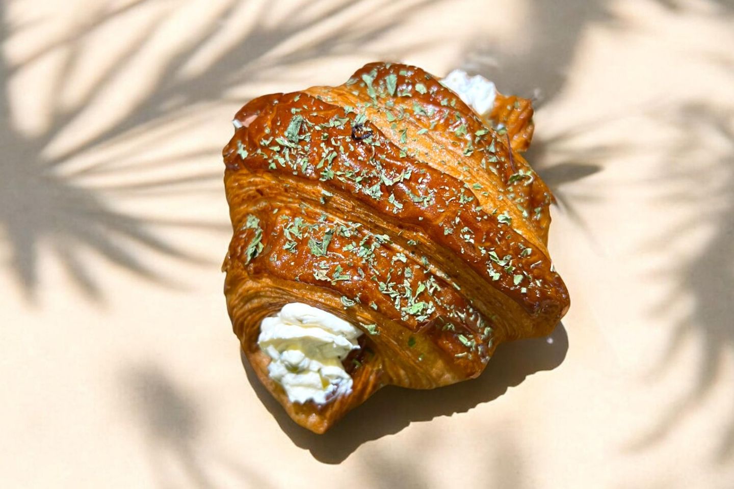 Croissant Labneh Olives
