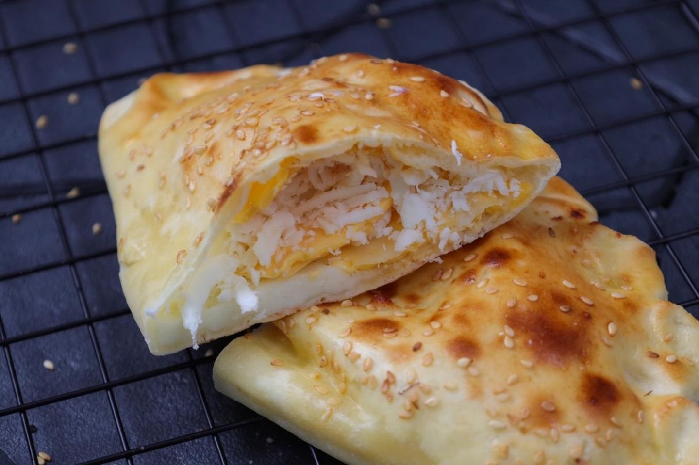 Cheddar And Mozzarella Pie