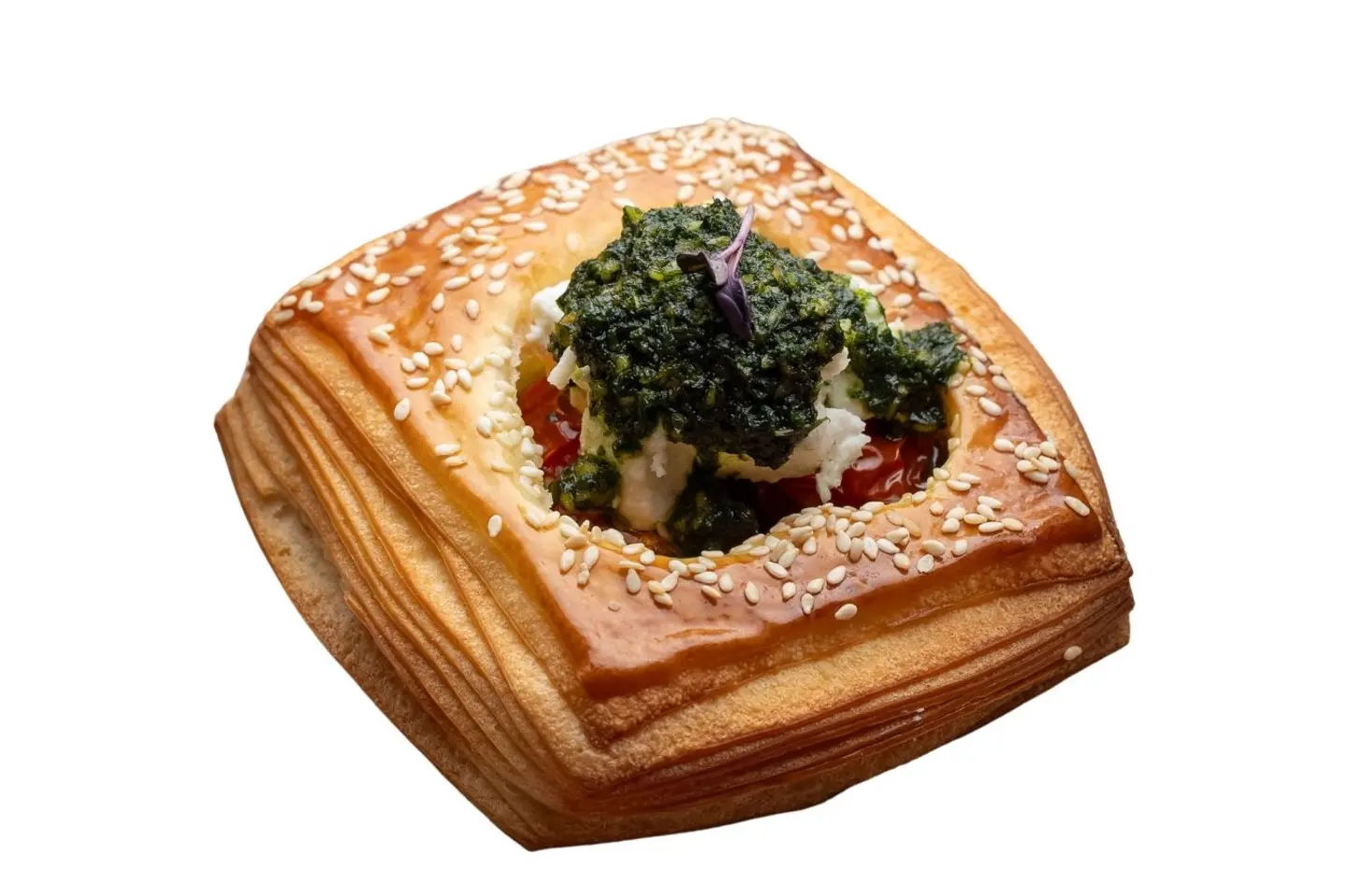 Feta Danish With Dried Tomatoes