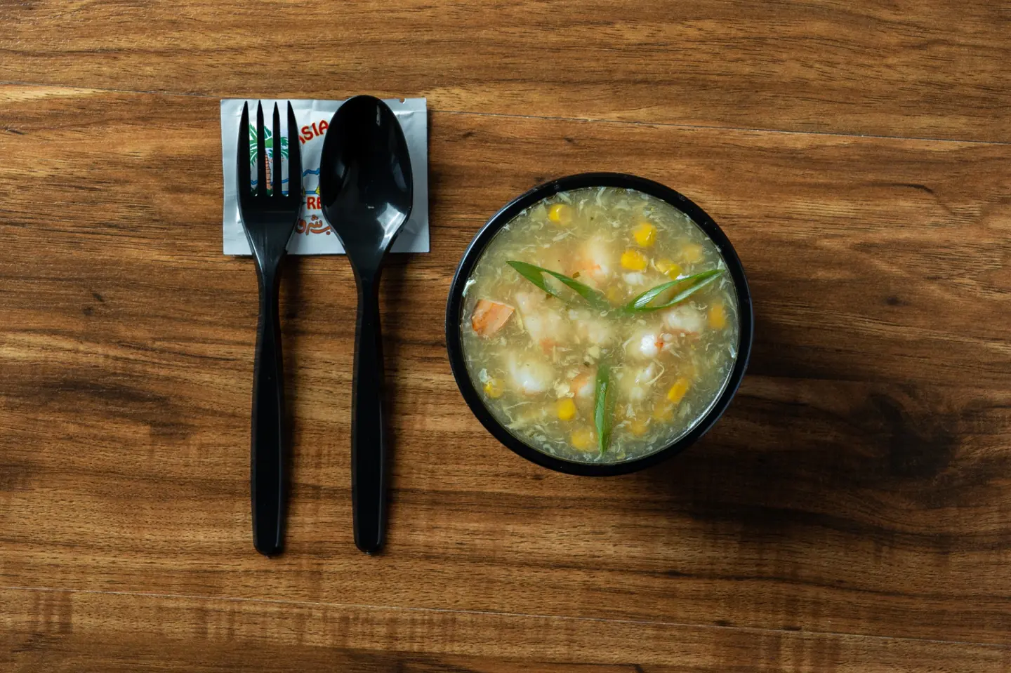 شوربة ذرة بالجمبرى