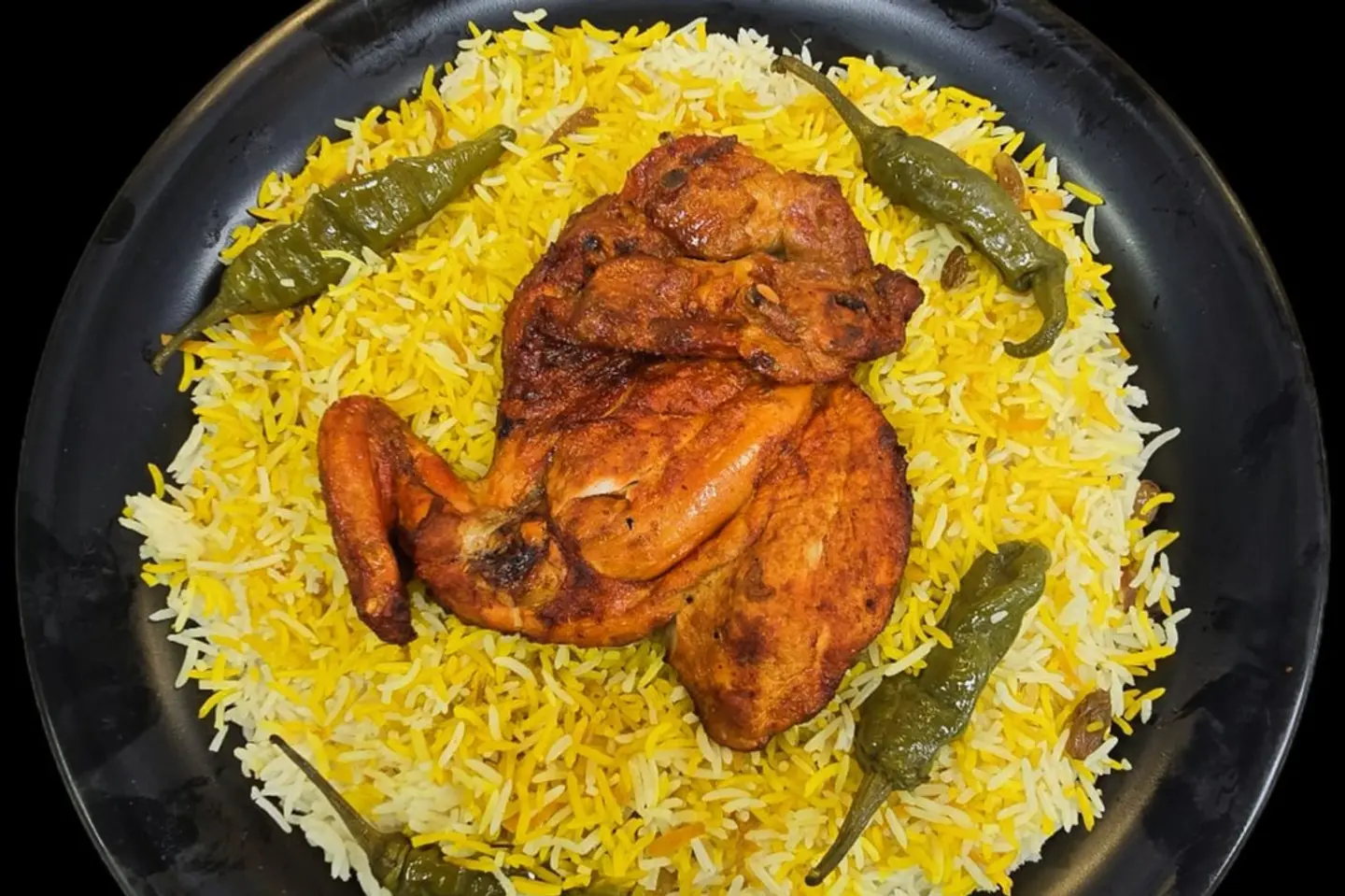 Spicy Mathbi Chicken Piece With Local Rice