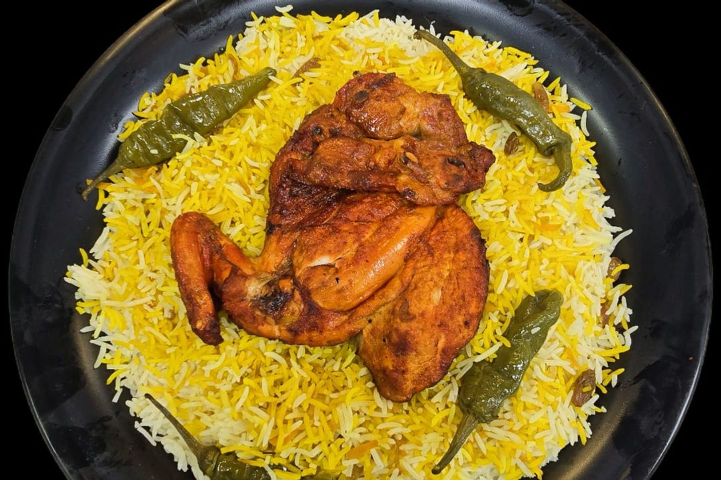 Spicy Mathbi Chicken Piece With Local Rice