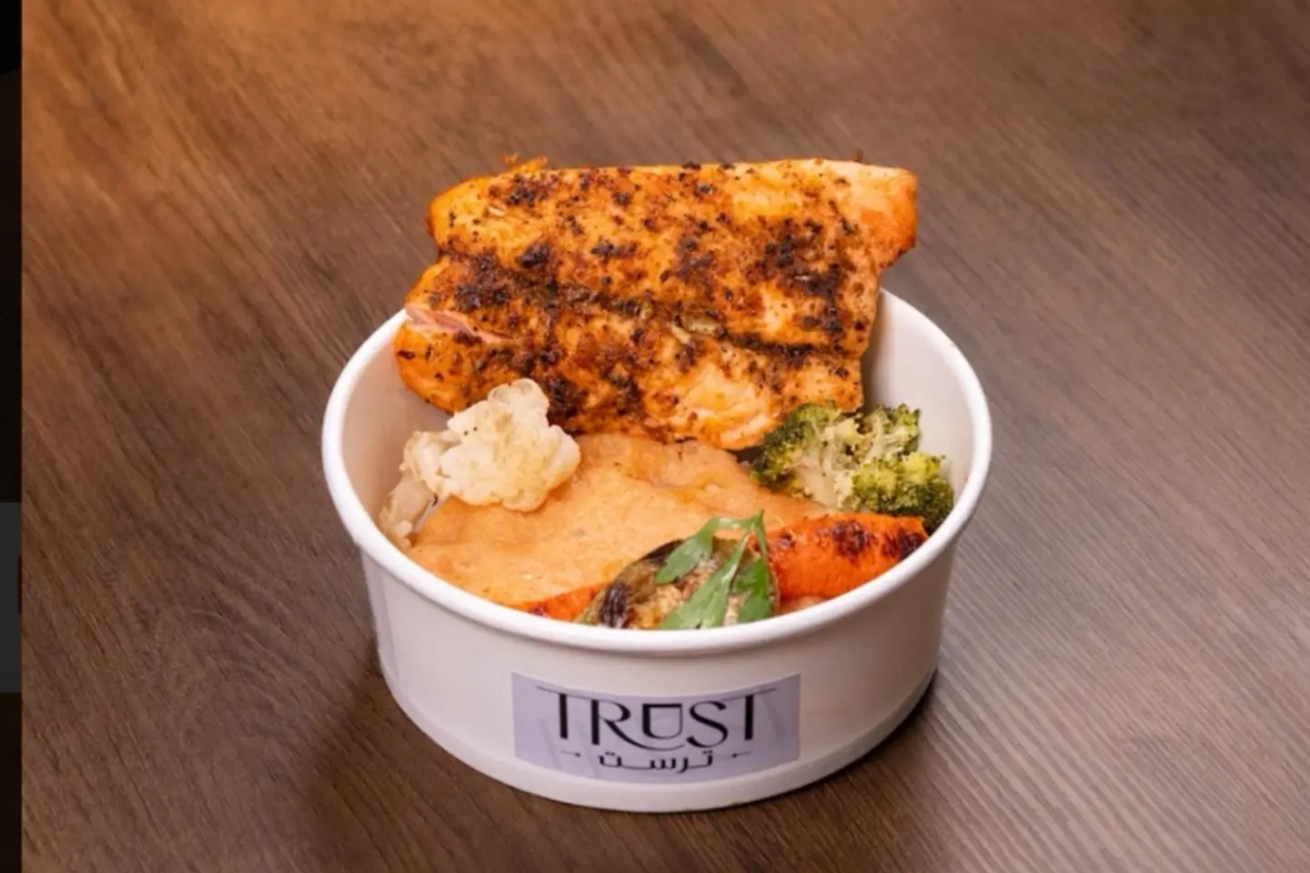 Salmon With Mashed Potato
