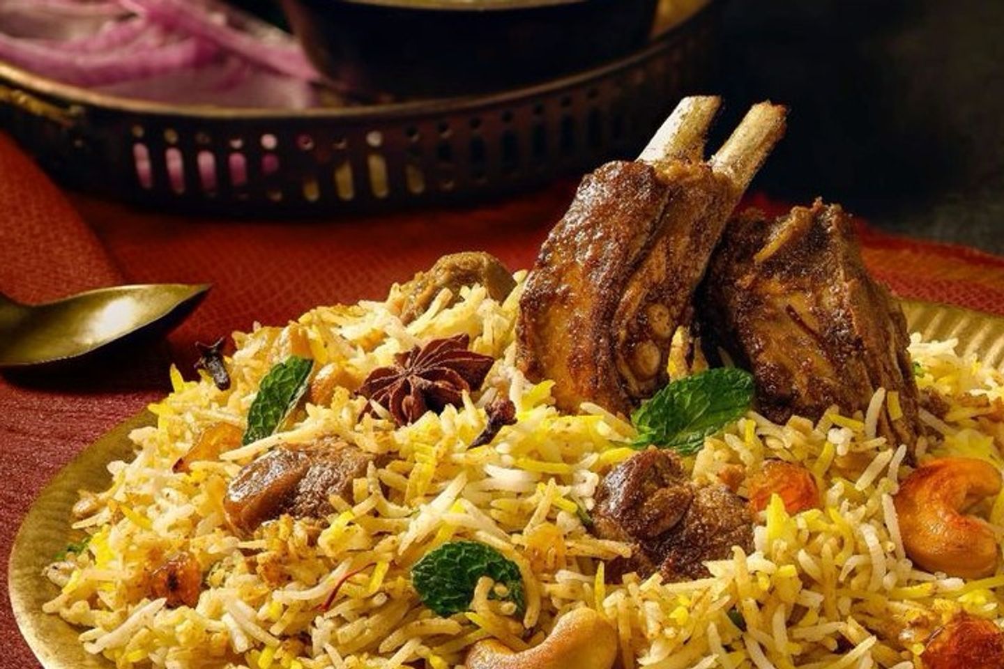 Mutton Biryani With Bone