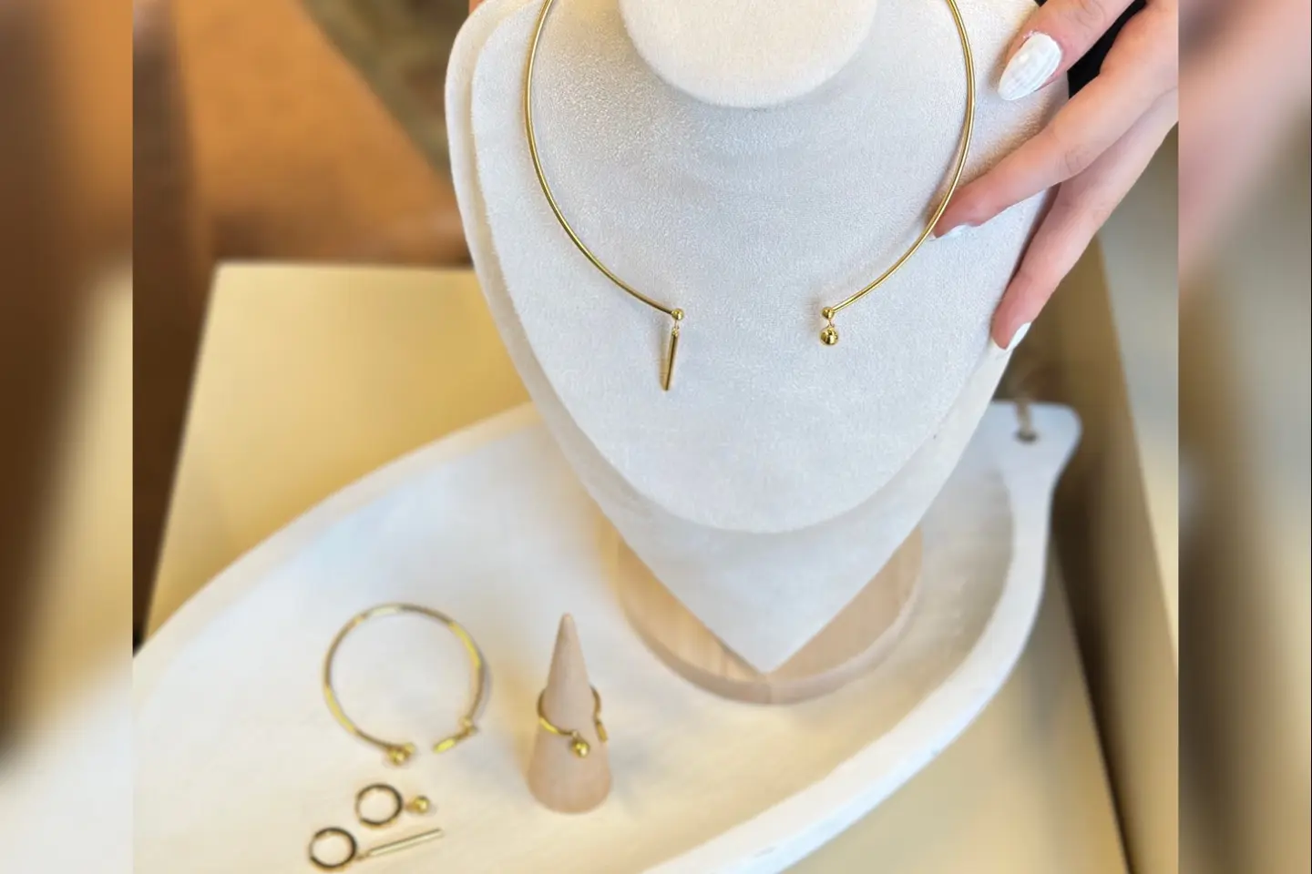 Gold Plated Set   The Line Rosa