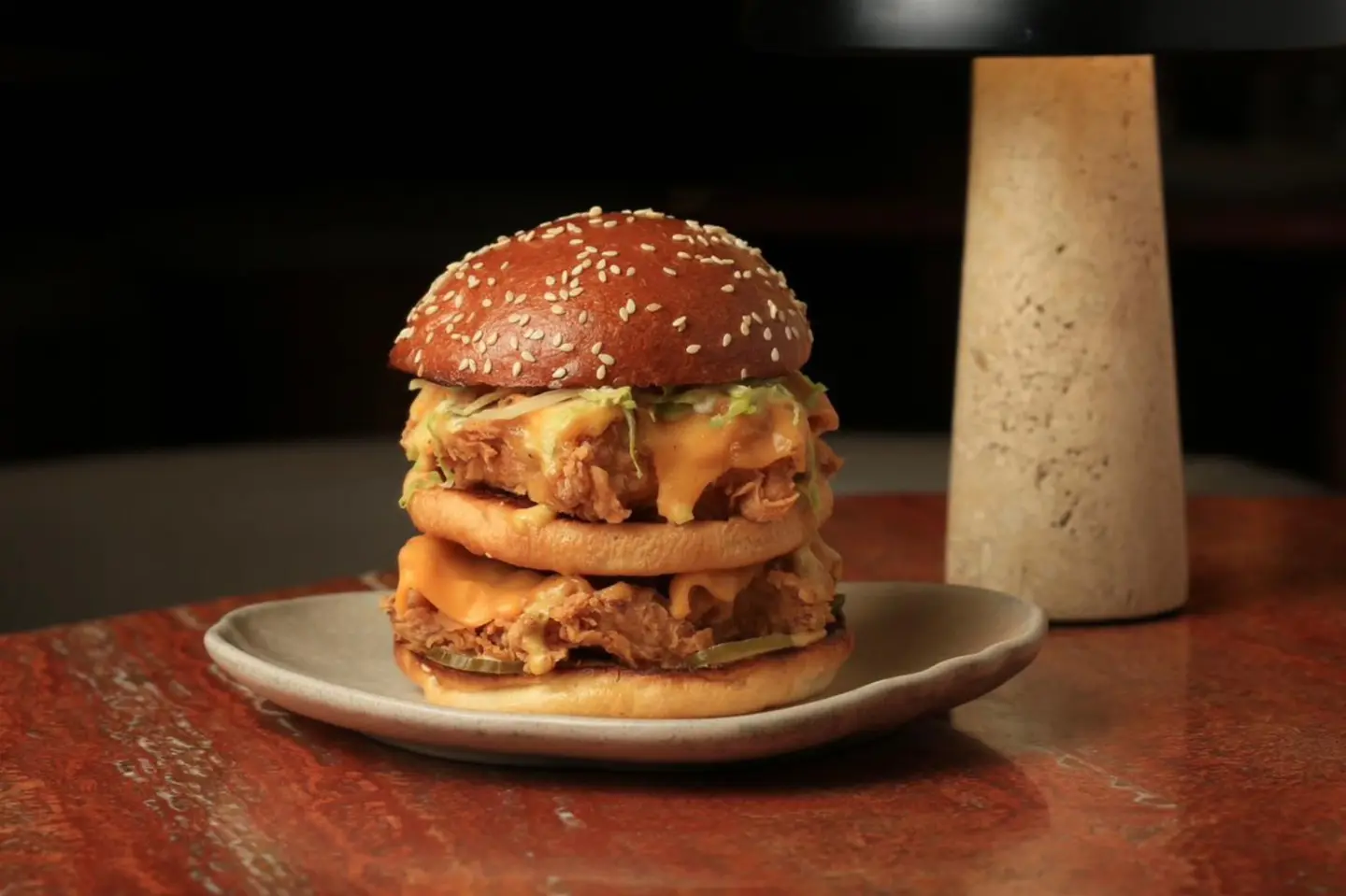 Double Crunch Chicken Burger
