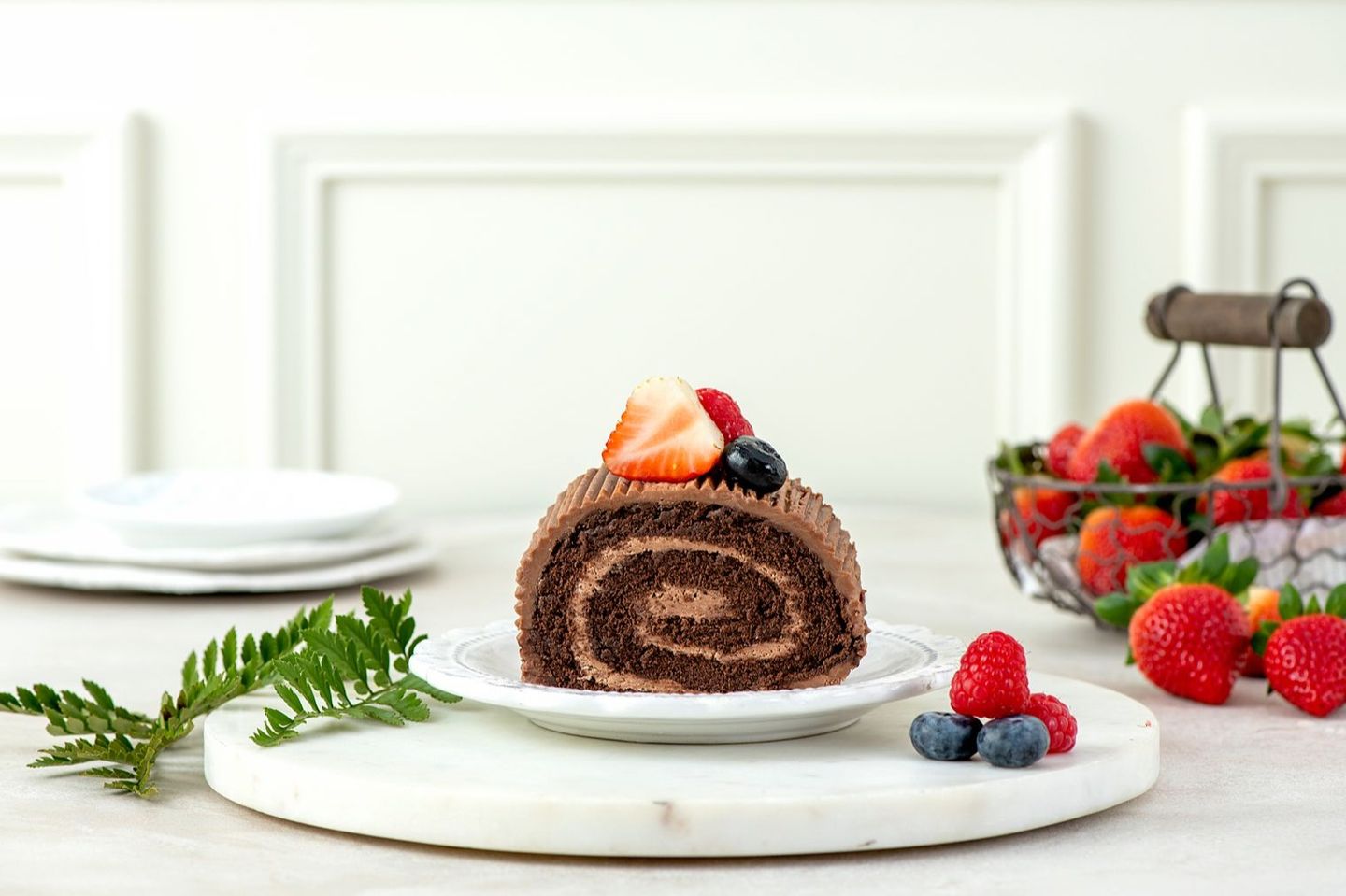 Piece Of Chocolate Swiss Roll