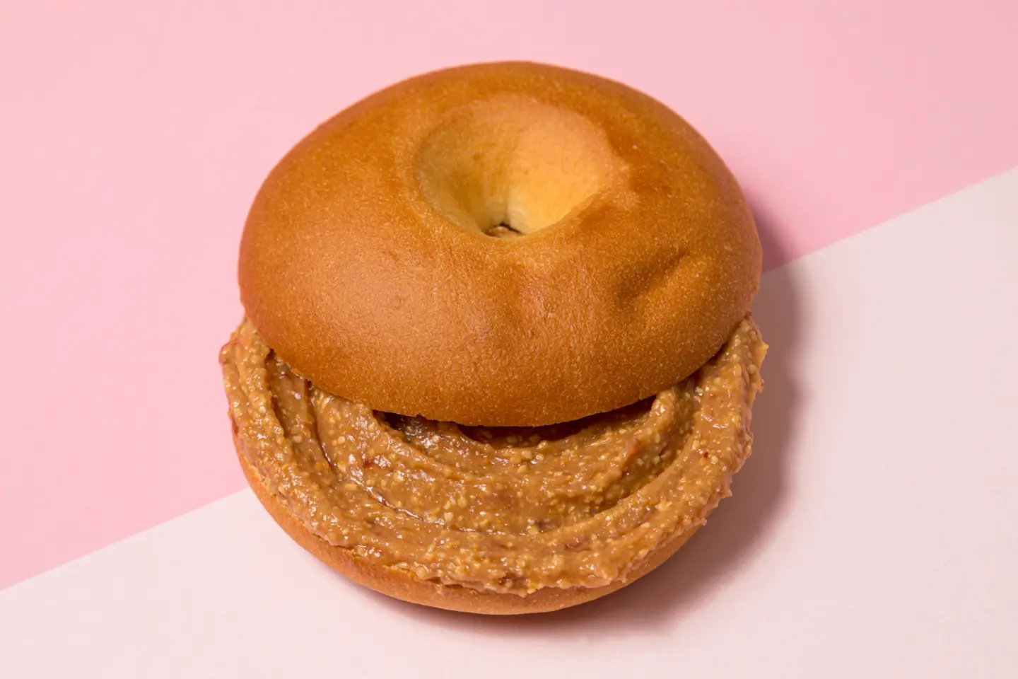Peanut Butter And Jam Bagel