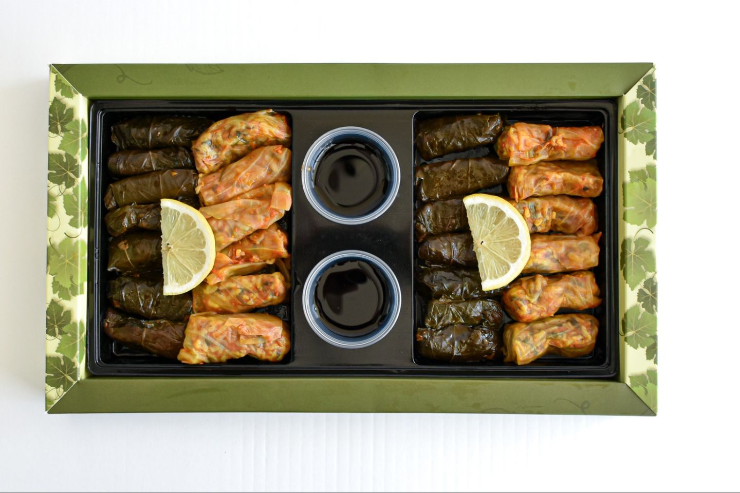 Mixed Grape Leaves And Cabbage