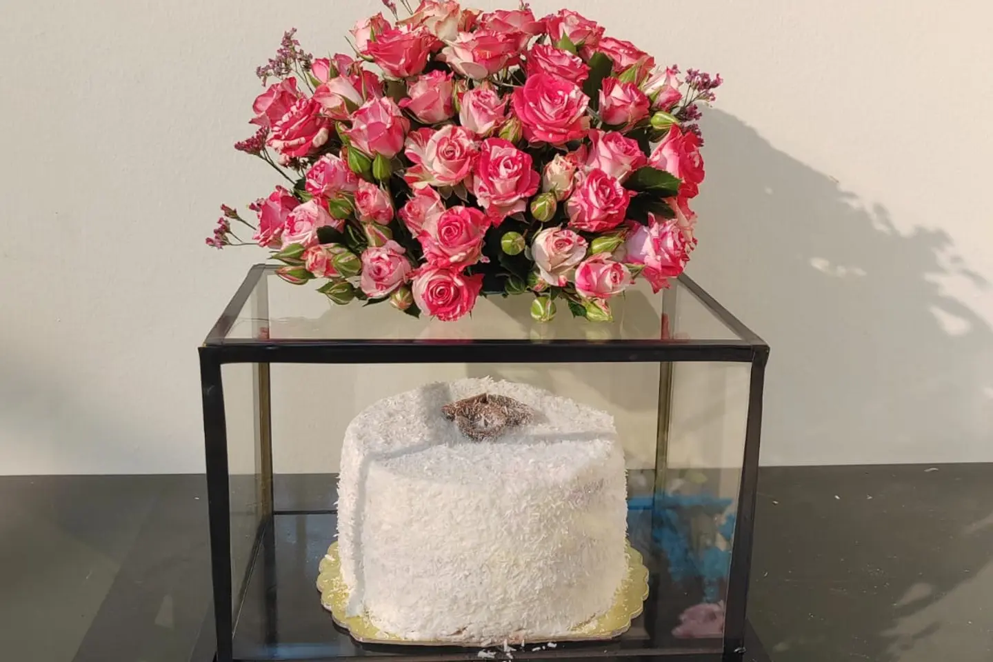 Baby Flowers With Cake Box