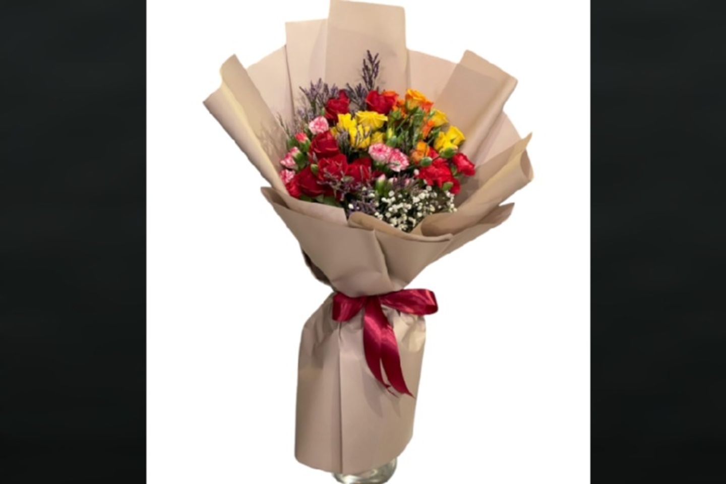 Bouquet From Roses Yellow Red