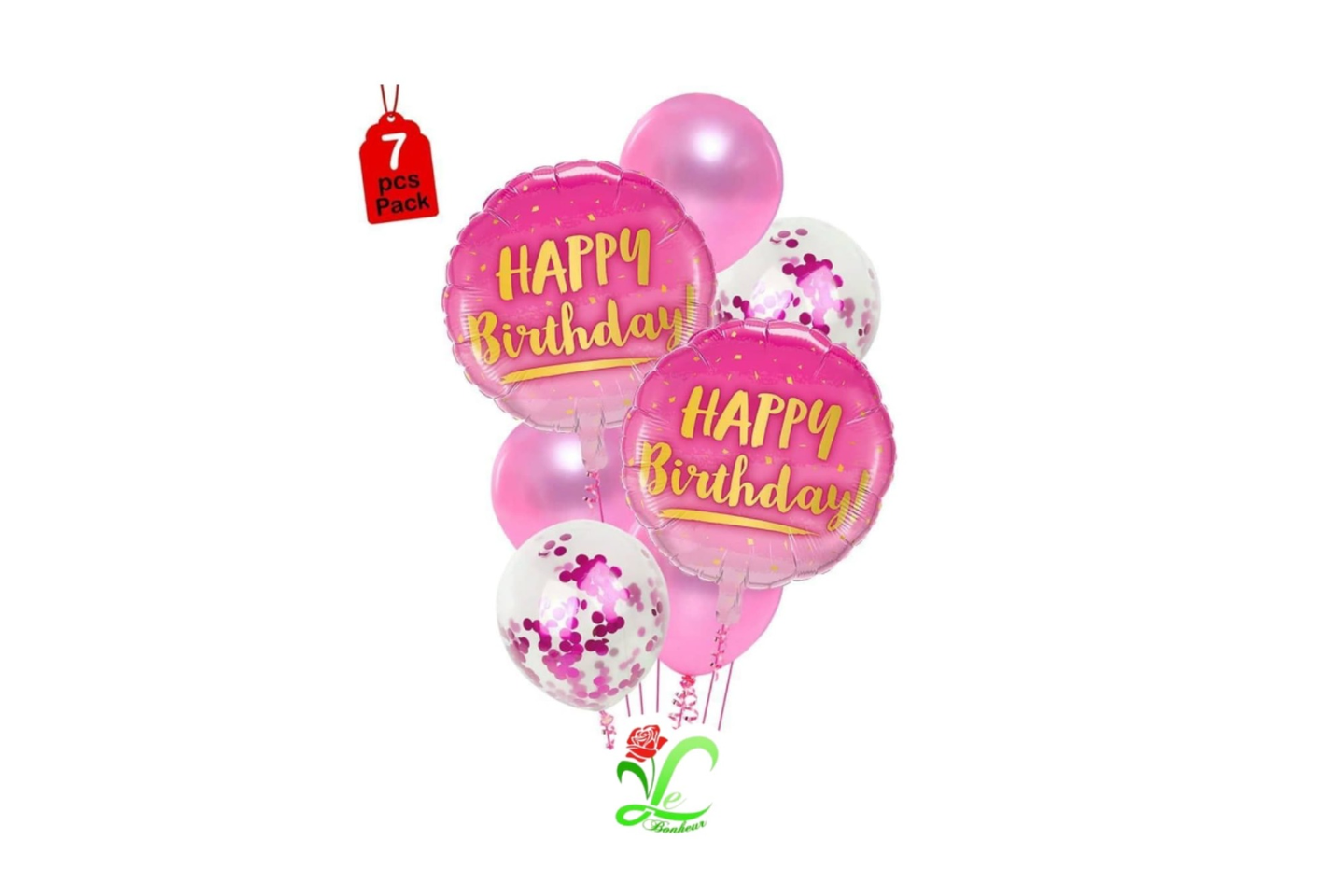 Happy Pink Balloon Bouquet