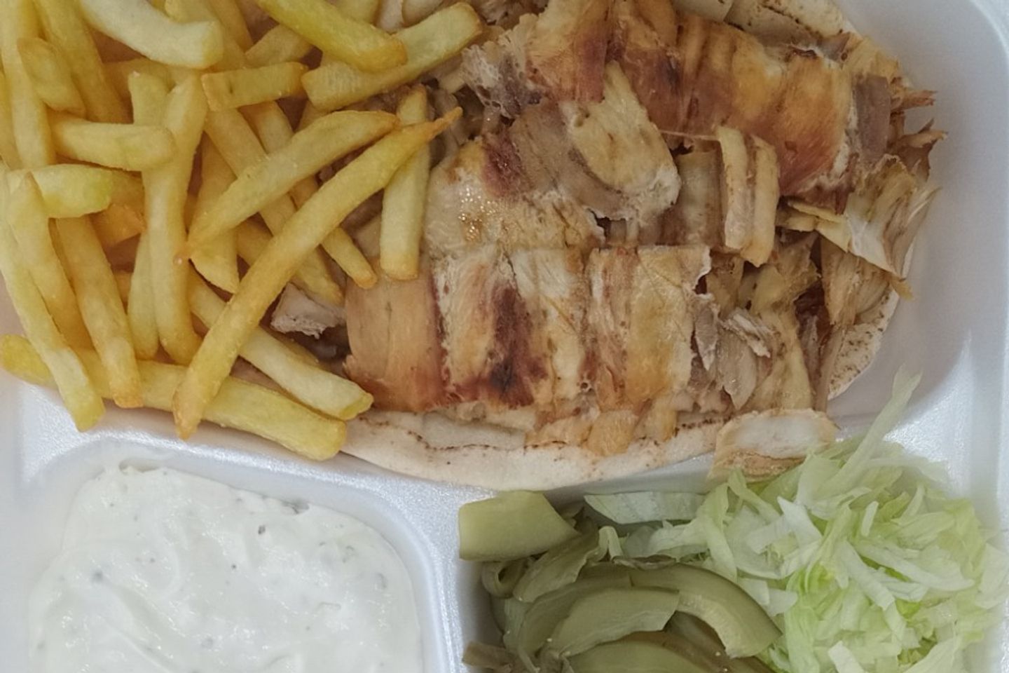 شاورما الدجاج بروتين