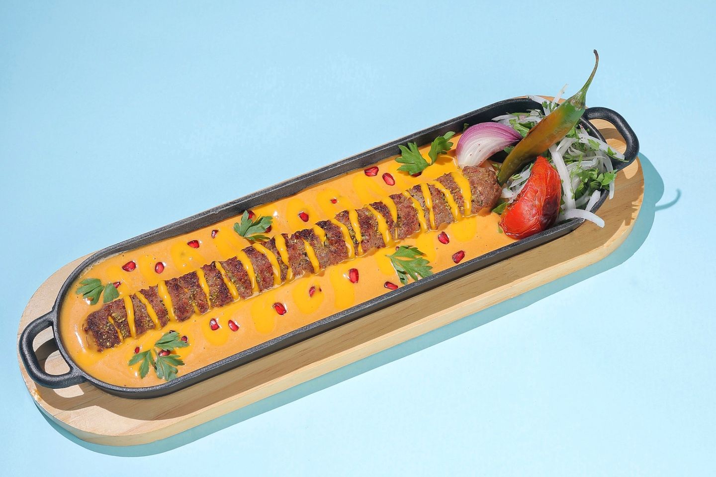 Meat Kebab With Cheese