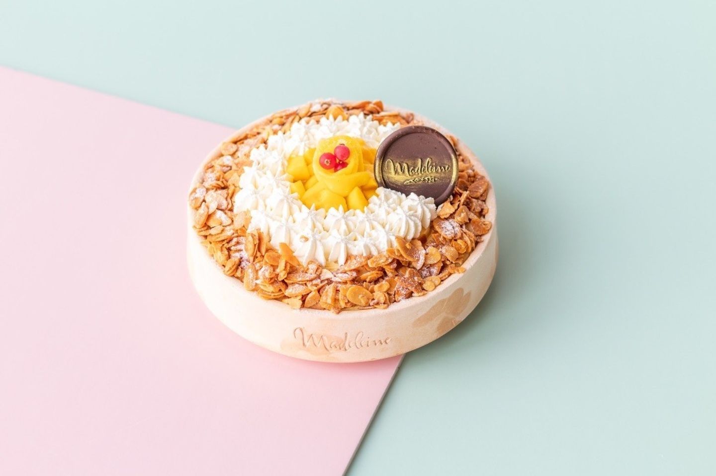 Mango Ice Cream Cake