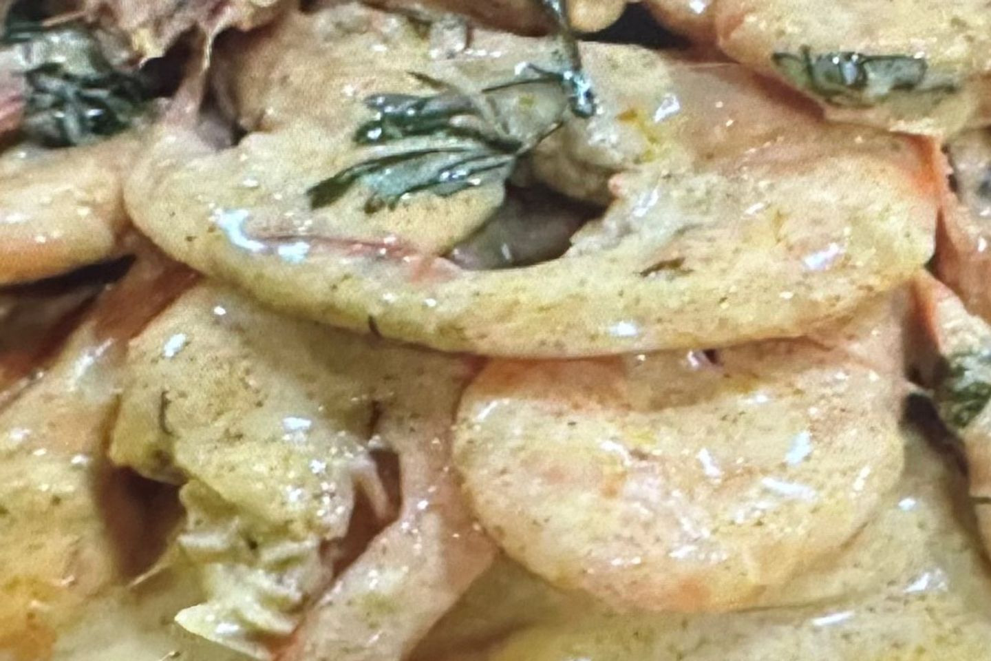 طاجن (روبيان ) بالكريمة