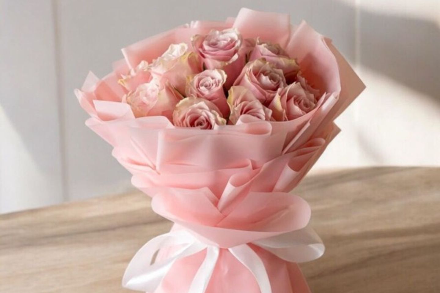 Elegant Pink Rose Bouquet 15