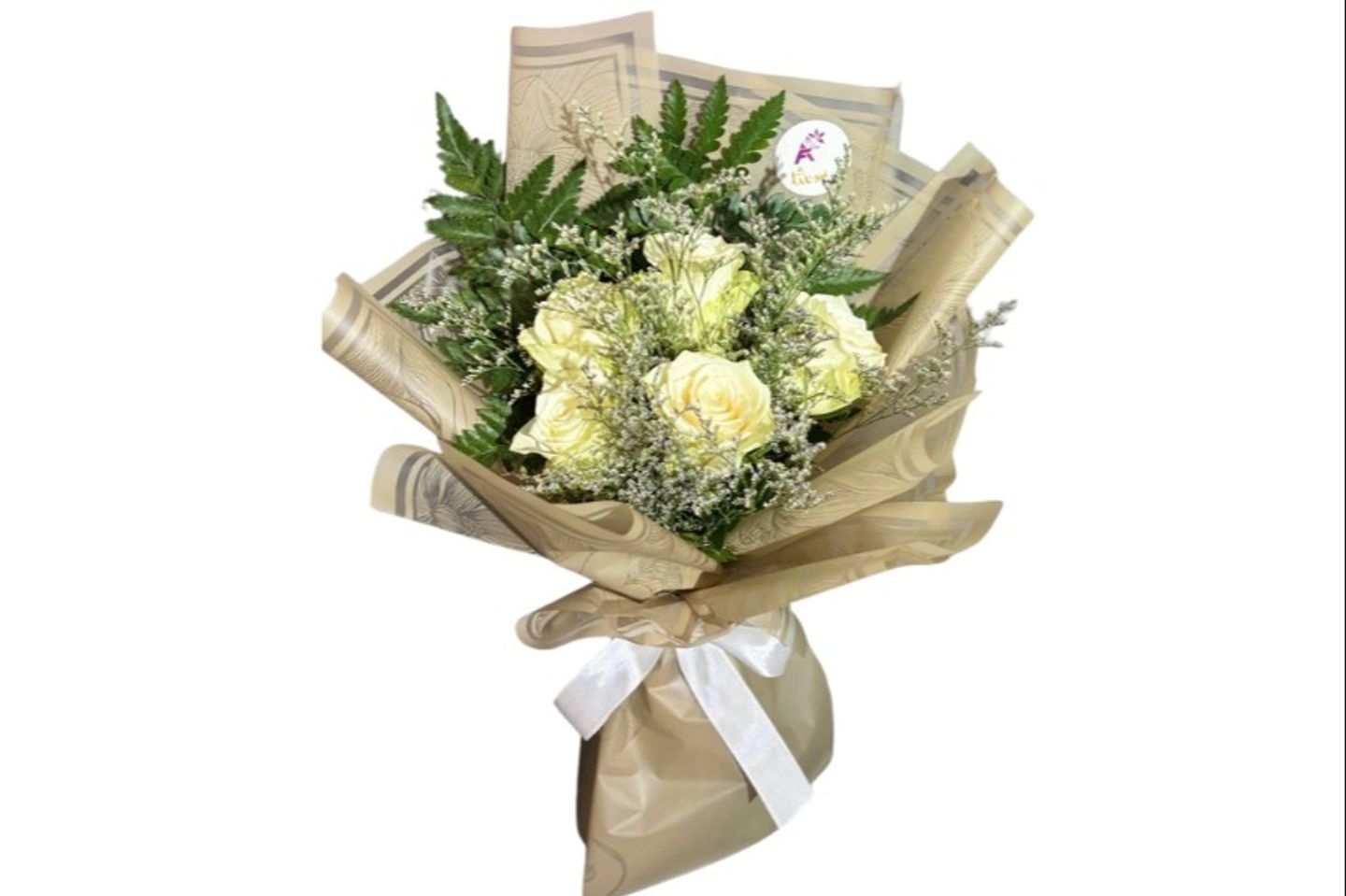White Rose Bouquet S