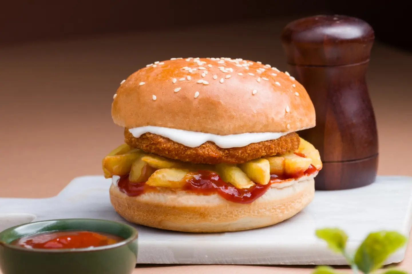 Double Chicken Burger